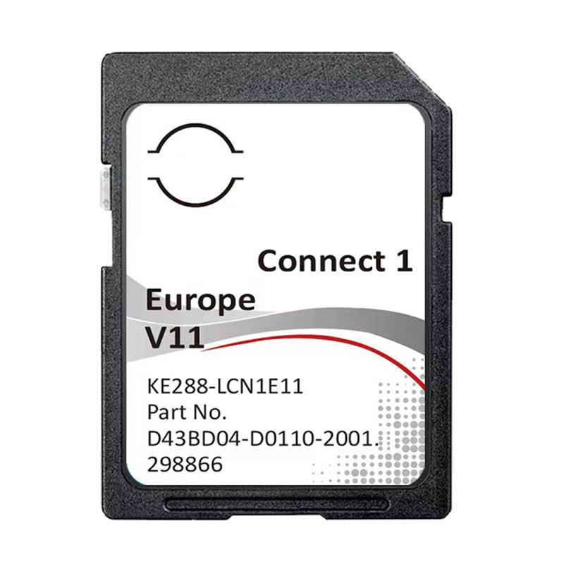Sluit 1 LCN1 V11 Sd-kaart Kaart Europa Uk Sd-kaart Plug En Play Voor Nissan Auto