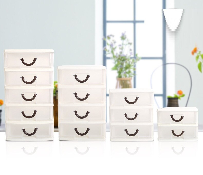 Storage Drawers Mini 2 3 Layers Desktop Drawer Storage Box Sundries Case Small Objects Cosmetics Box Desktop Organizer