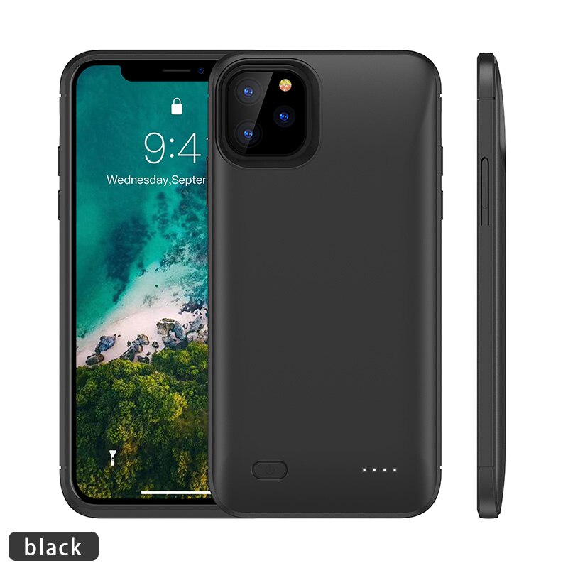 Funda de batería portátil para iPhone, cargador de batería para iPhone 6, 6S, 6S + 7, 7P, 8, 8P, X/XS, XR, XS MAX, 11/11Pro/ 11Pro Max, 12 Series