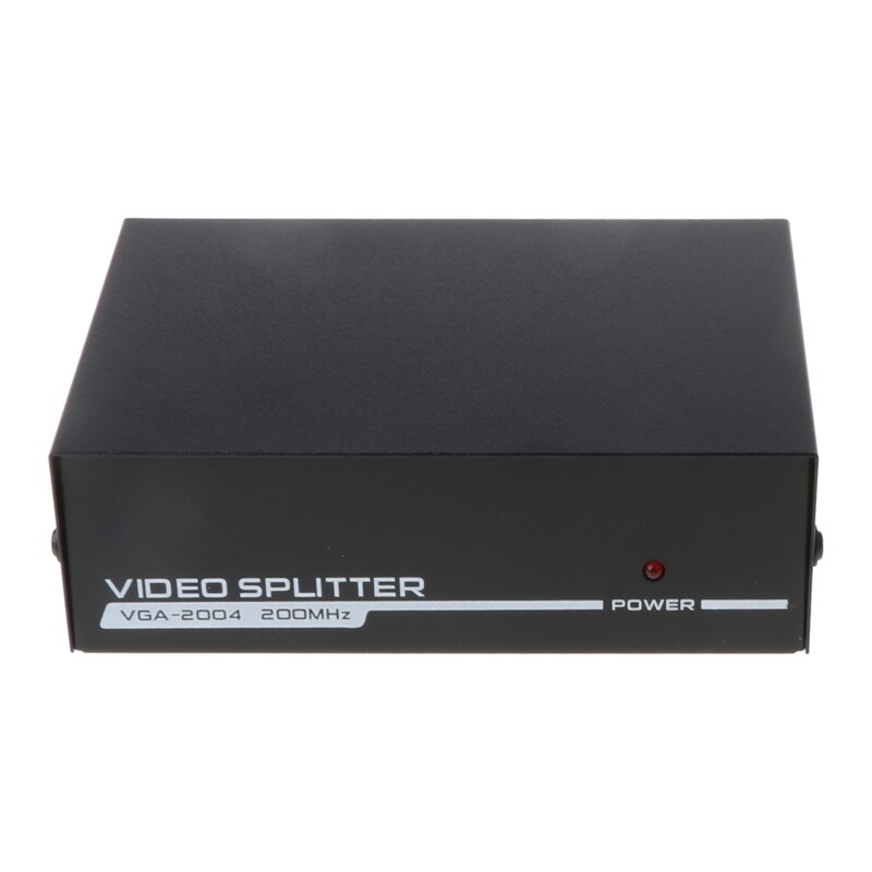 4 Port VGA Frequency Divider 200Hz Video Splitter High Frequency 1600*1280 Resolution