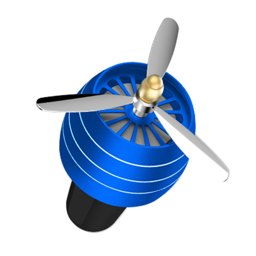 Bil parfyme luftfrisker auto bil lukt ledet mini tilstand ventil utløp parfyme klipp fersk aromaterapi duft: Blå