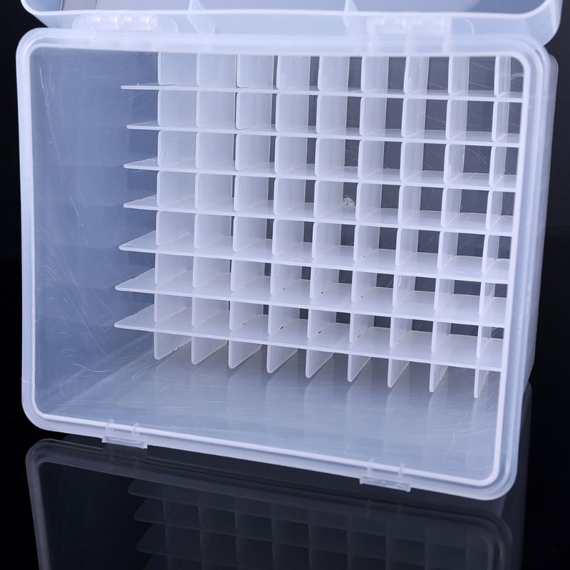80 Slot Plastic Carrying Marker Case Holder Storage Organizer Box for Paint Sketch Markers-Fits for Markers Pen from 15mm to 18m