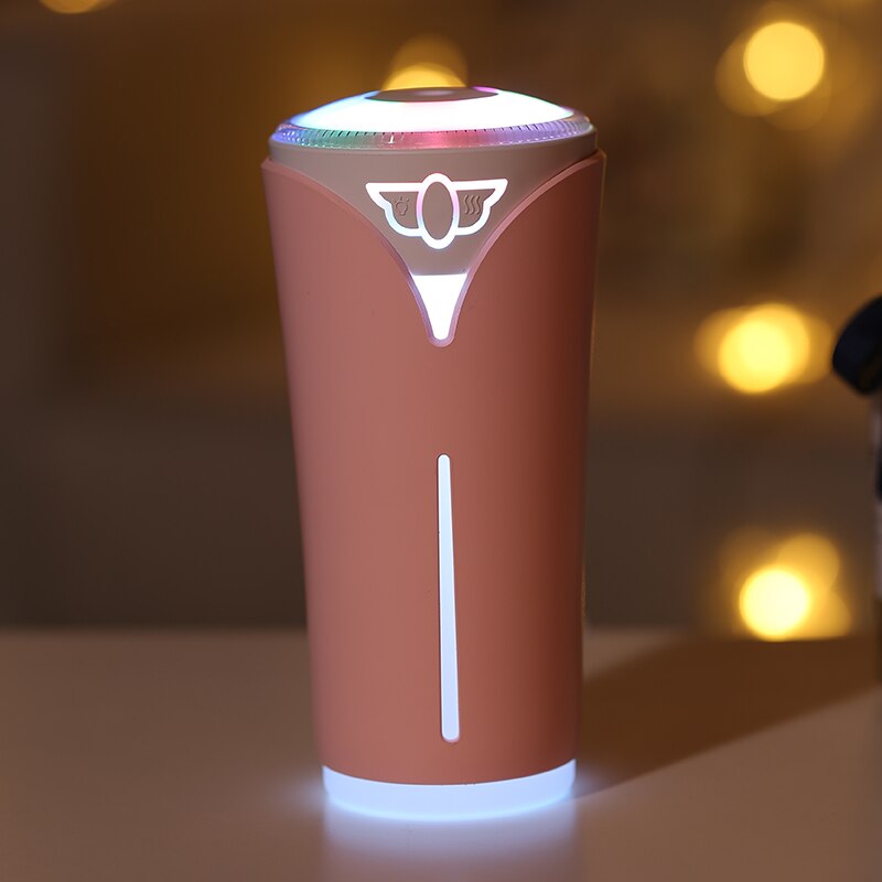 Humidificateur coloré USB | Mini diffuseur d'huiles essentielles, purificateur d'air, pour voiture, bureau et maison