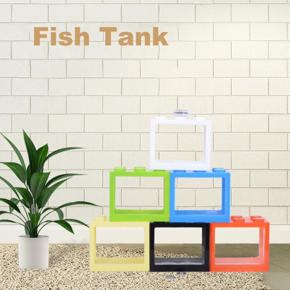 Small Fish Tank Functional Goldfish Shrimp Small Fish Tank Easy to Disassemble Wide Application Mini Fish Bowl