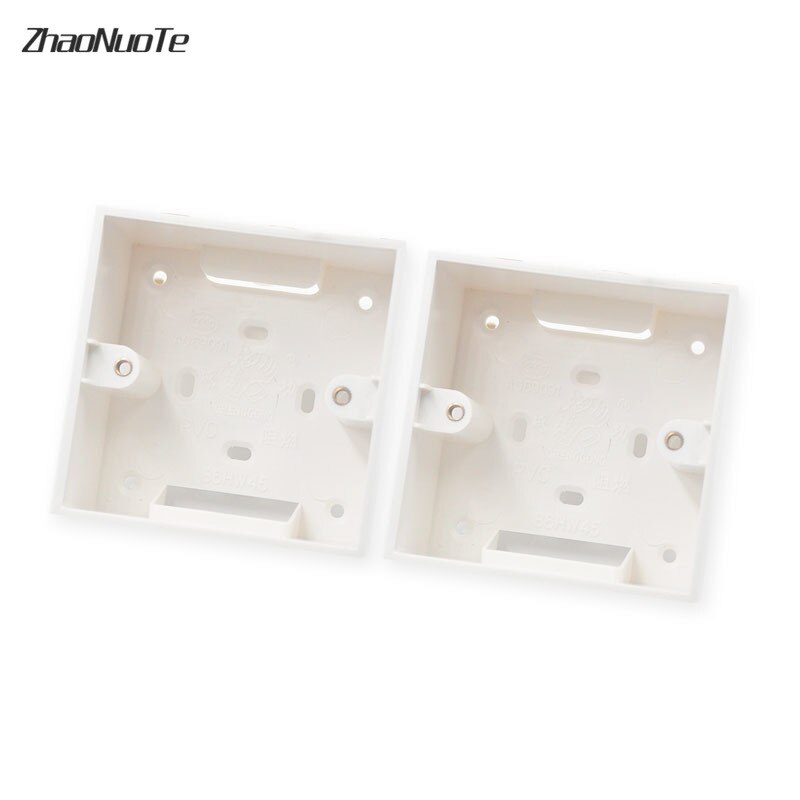 Home Improvement Wall Mount Switch Wiring Bottom Box 86*86*45mm for 86 Type Standard Switches and Sockets Apply