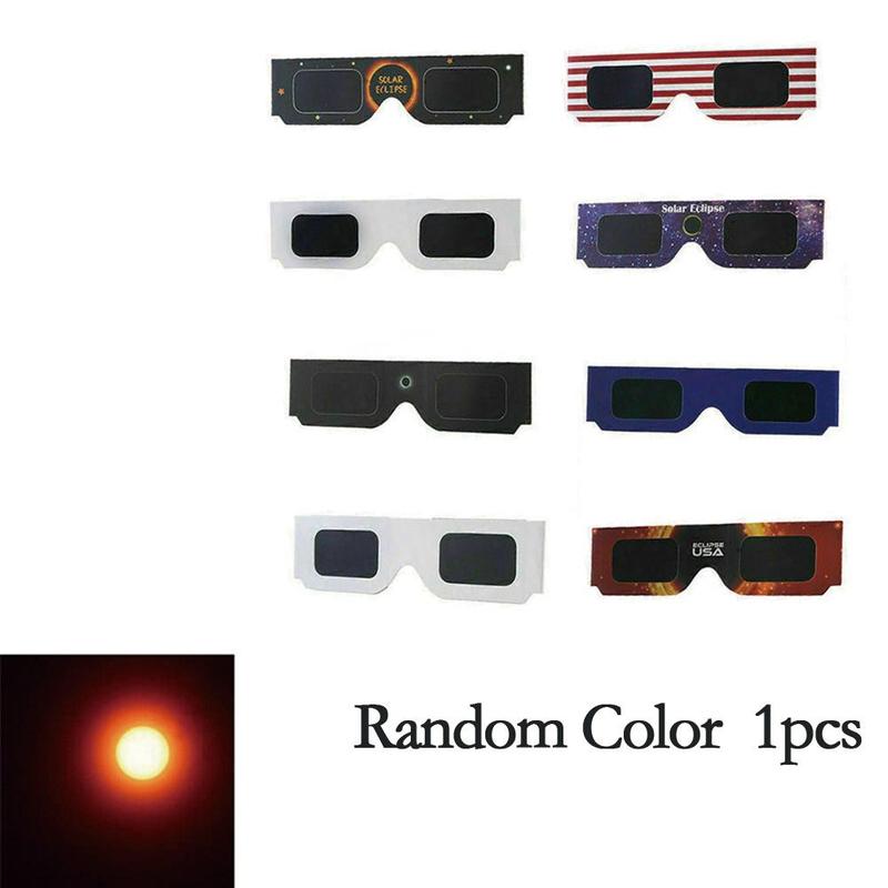 5 pièces lunettes éclipse solaire éclipse lunettes de vue chênes polymère noir