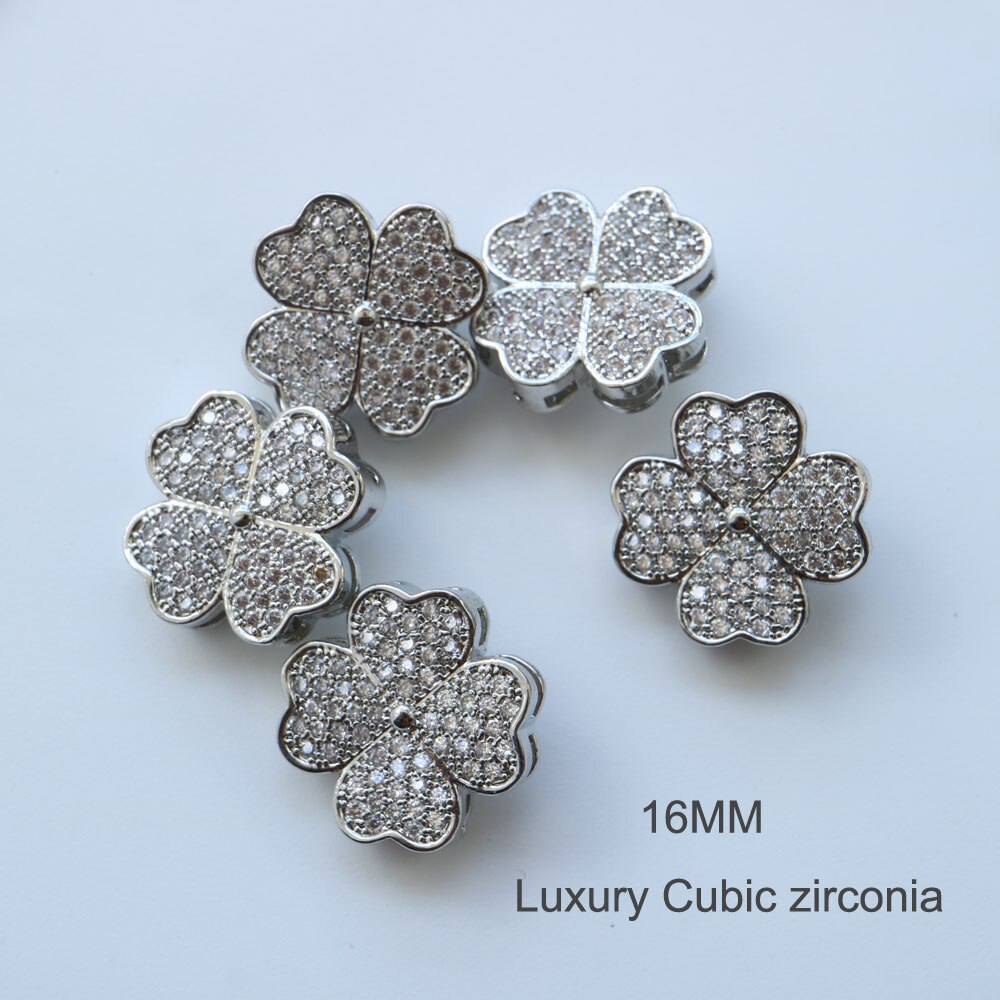 5pc/lot DIY Luxury crystal buttons Cubic zirconia button for coat shirts Decorative CZ sewing buttons for cashmere Knit cardigan: CX-061-3