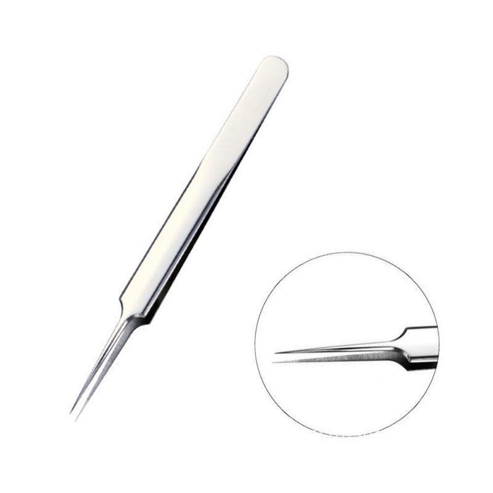 1 pièces pince à épiler professionnelle 3 modèles pour Nail Art/soins du visage/Extension de cils point noir acné défaut bouton supprimer les outils