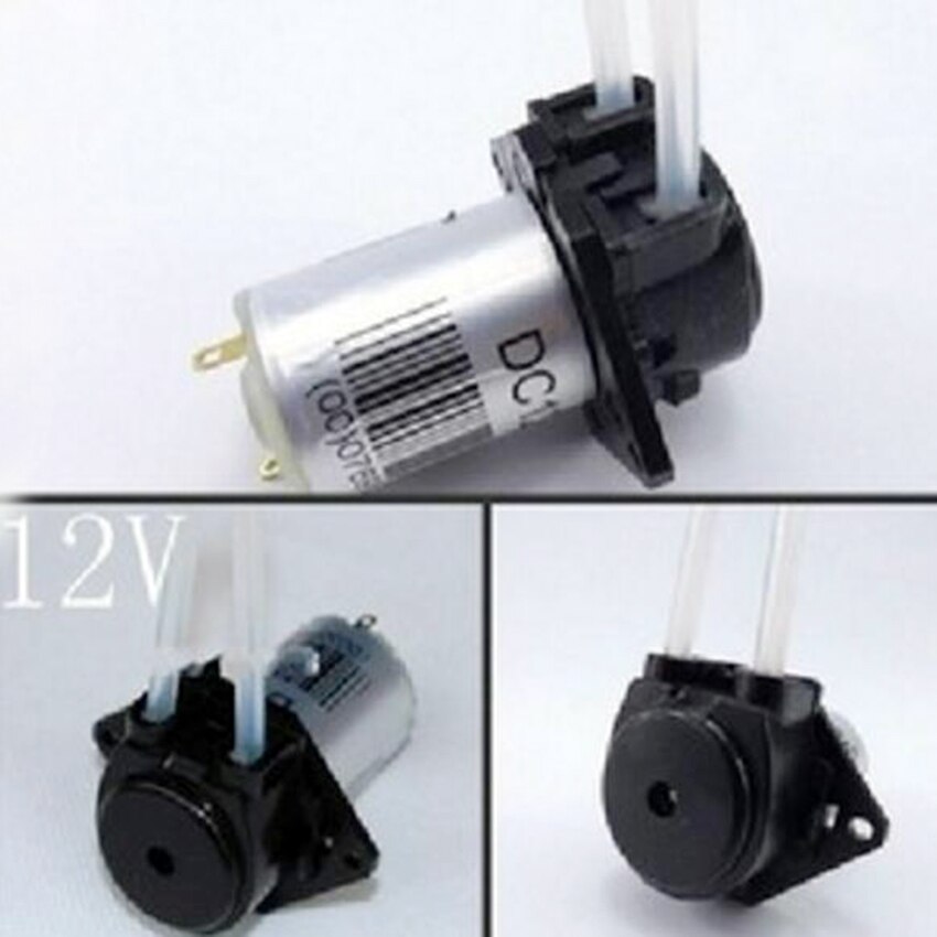 DC 6V 12V 24V Peristaltic Pump Dosing Water Pump DC Motor Tube For Aquarium Lab Analytical