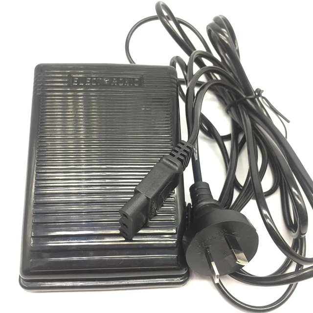 Foot Control Pedal Sewing Machine Part033770217 JANOME 644D 734D VIKING HUSKYSTAR Connector LEAD CORD H003825-220Speed Adjustor: AU PLUG