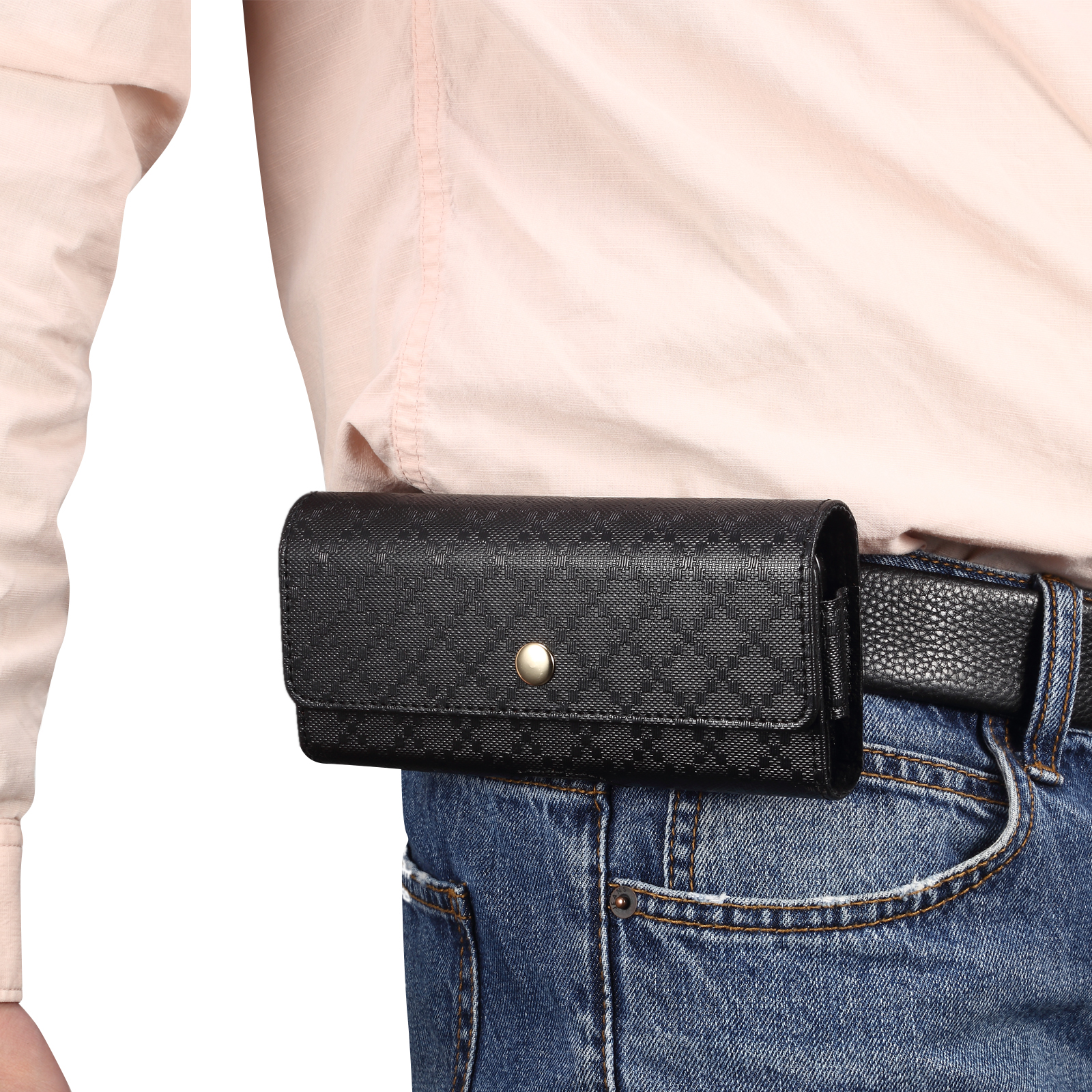 Lederen Riem Clip Case Taille Pack Voor Samsung Z Flip 3,Galaxy Z Flip3, voor Motorola Razr 5G ,Moto Razr 5G Messenger Bag Pouch