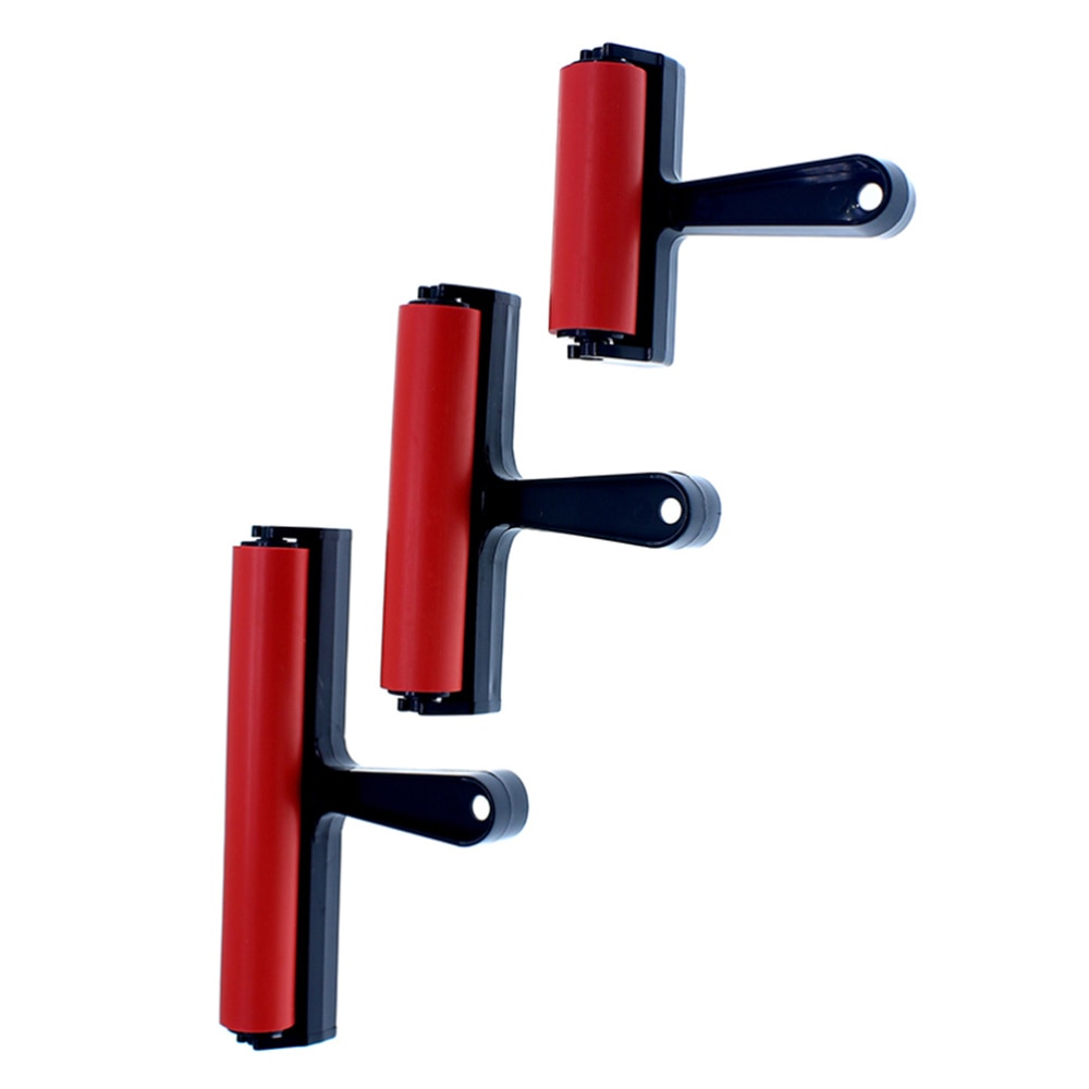 Artist Rubber Roller Brayer Handle Ink Painting Brush Scrapbooks Wallpapers Drawing Graffiti Brushes