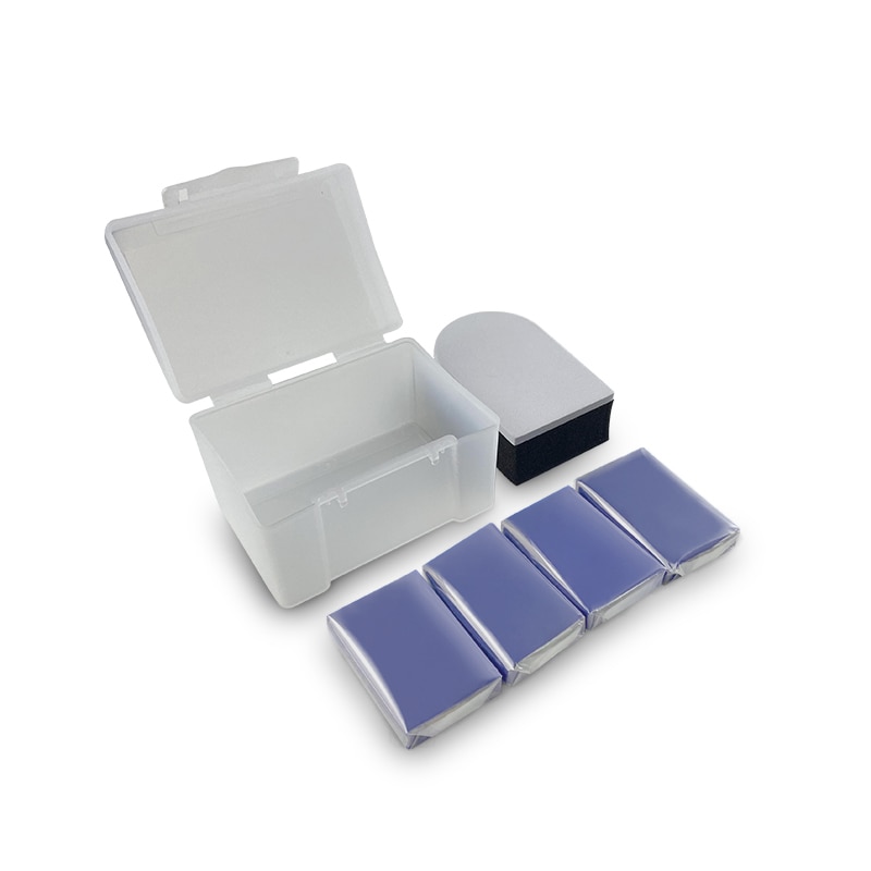 Marflo Magic Clay Bar 4 Stuks Met Spons Applicator Blauw Geel Auto Cleaning Clay Bar Auto Detailing Schoon Klei Door brilliatech