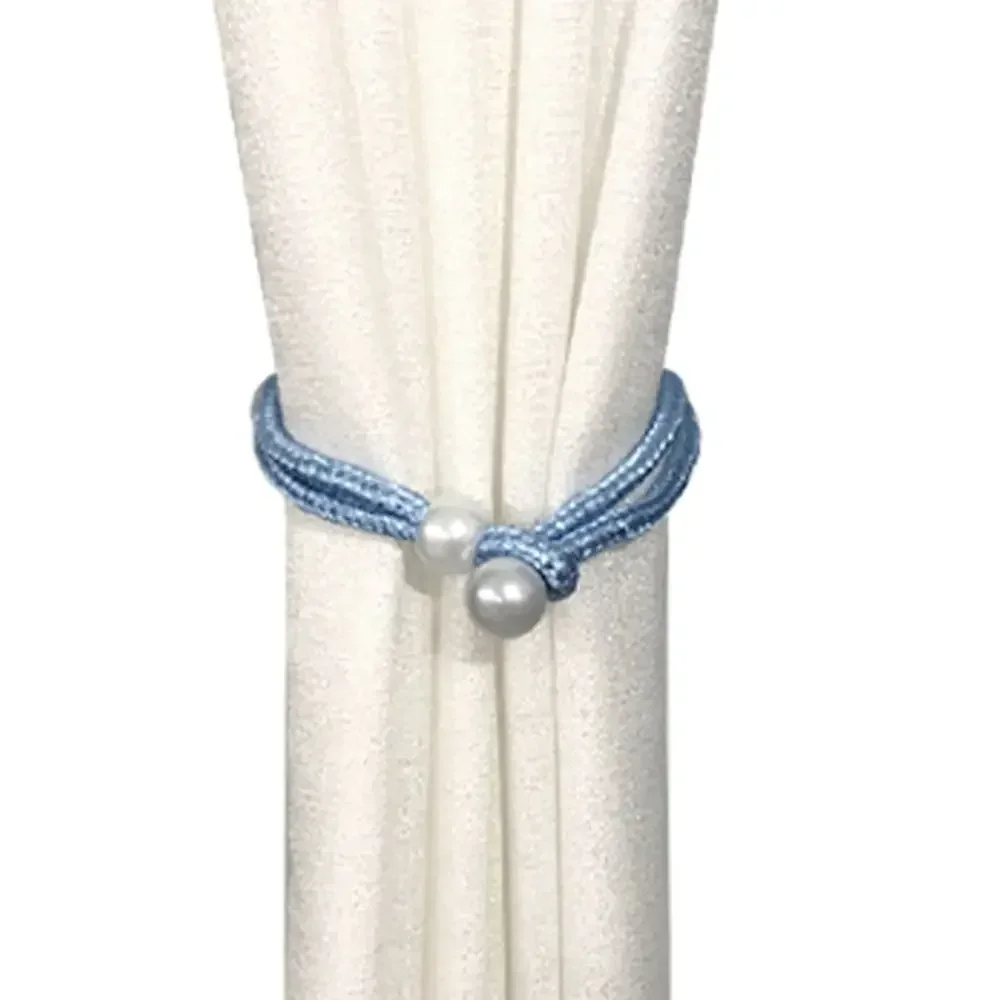 Luxury Style Small Pearl Curtain Clip Curtain Holders Tie Back Buckle Clips Hanging Ball Buckle Tie Back Curtain Decor Accessori: black