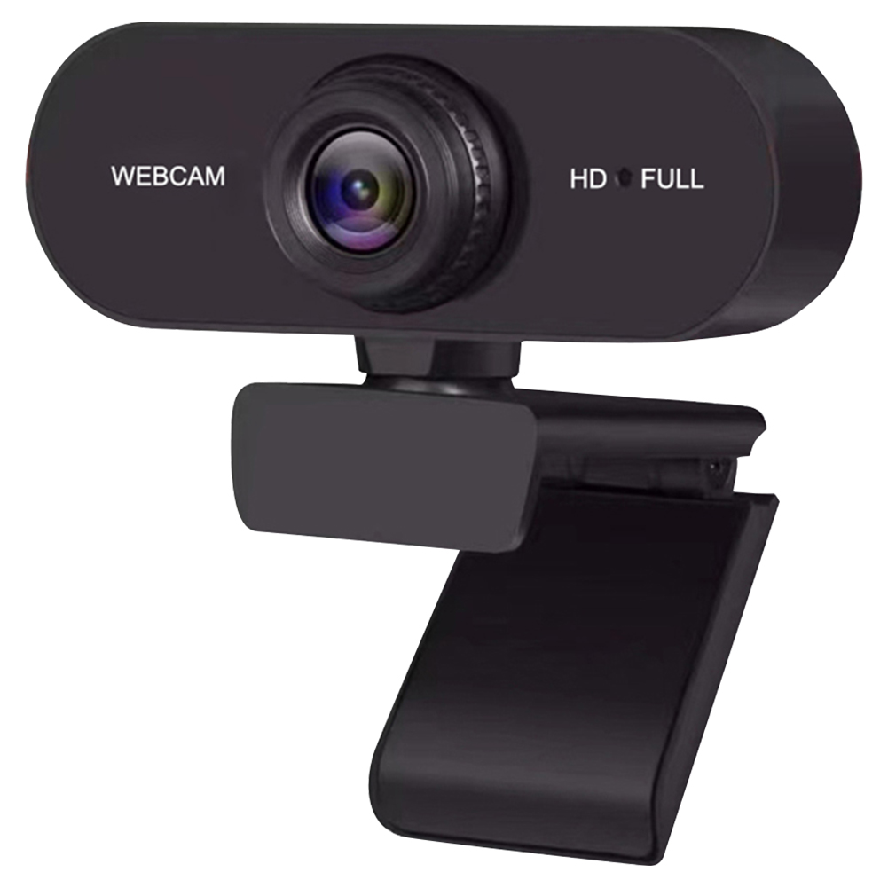 Câmera web hd 1080p/2k, câmera usb com microfone embutido, câmera de rede usb, autofoco, webcam de negócios para pc e laptop: Vermelho