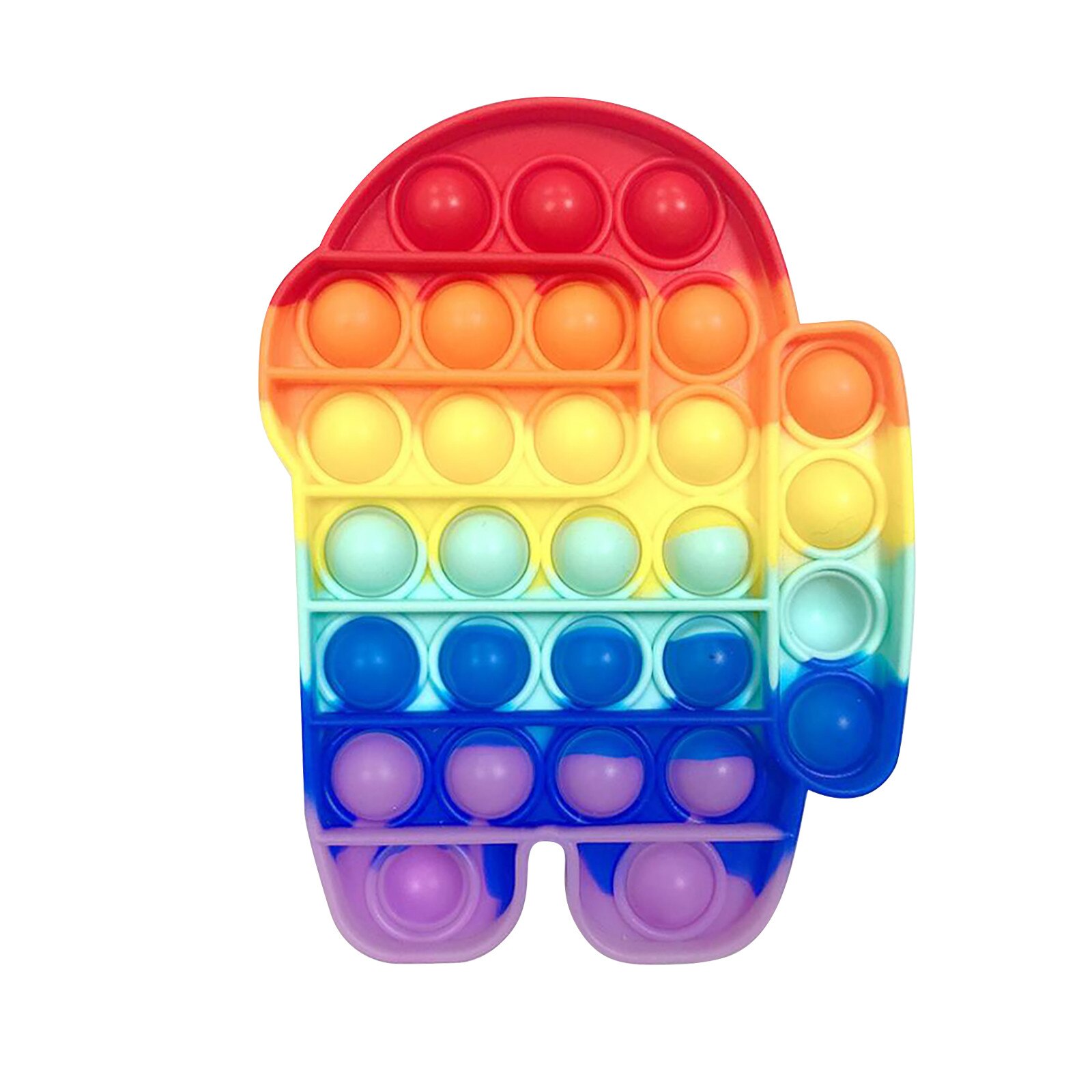 Push Popit Toy Bubble Autism Special Needs Stress Reliever Squeeze Sensory Toy For Children Family Push Popit Sensory Bubble D3: H