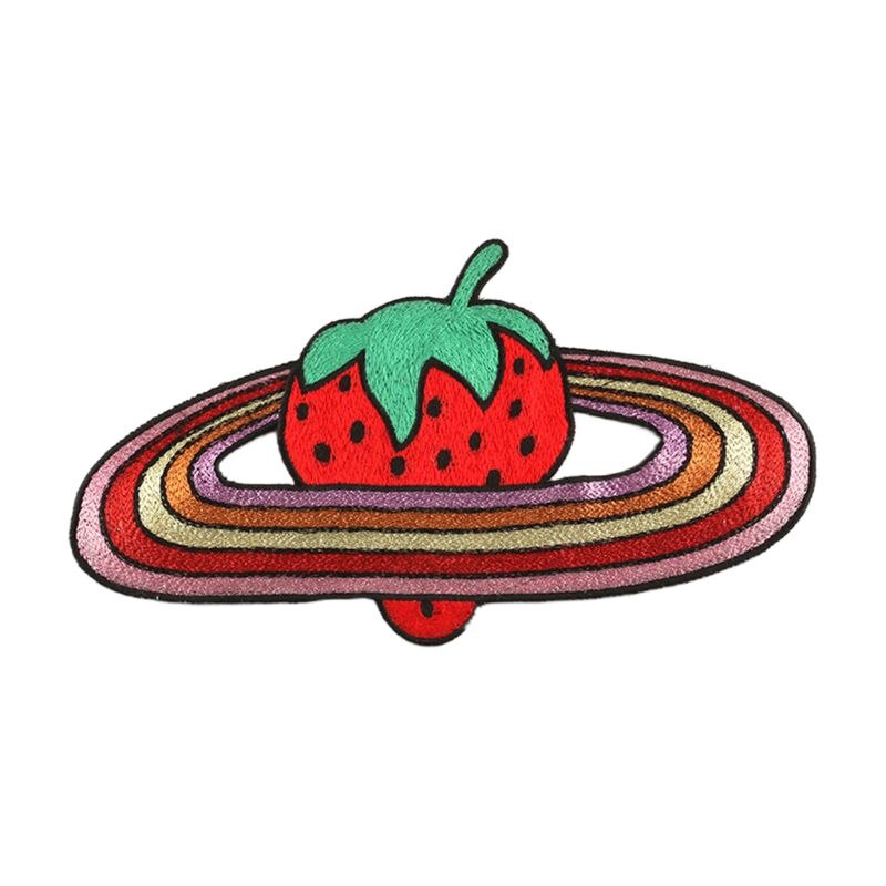 Sequin Paddestoel Cherry Aardbei Badge Patch Cartoon Naaien Borduren Applique LX9E: 6EE501996-2