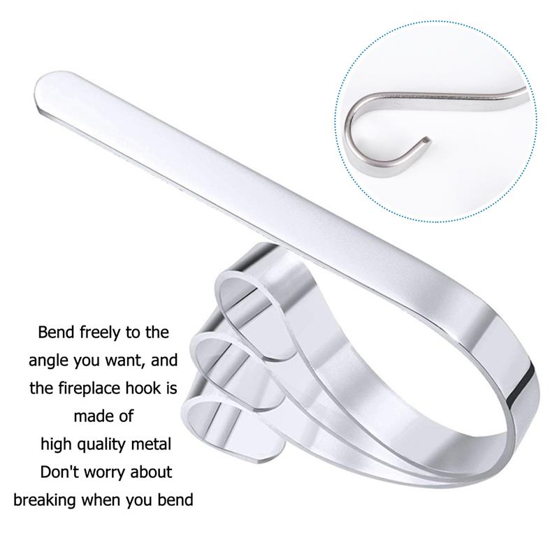 Metalowe haczyki w kształcie litery S haczyki świąteczne aluminiowe wieszaki na ścianę hak robić zawieszania wystrój choinki uchwyt robić kuchni