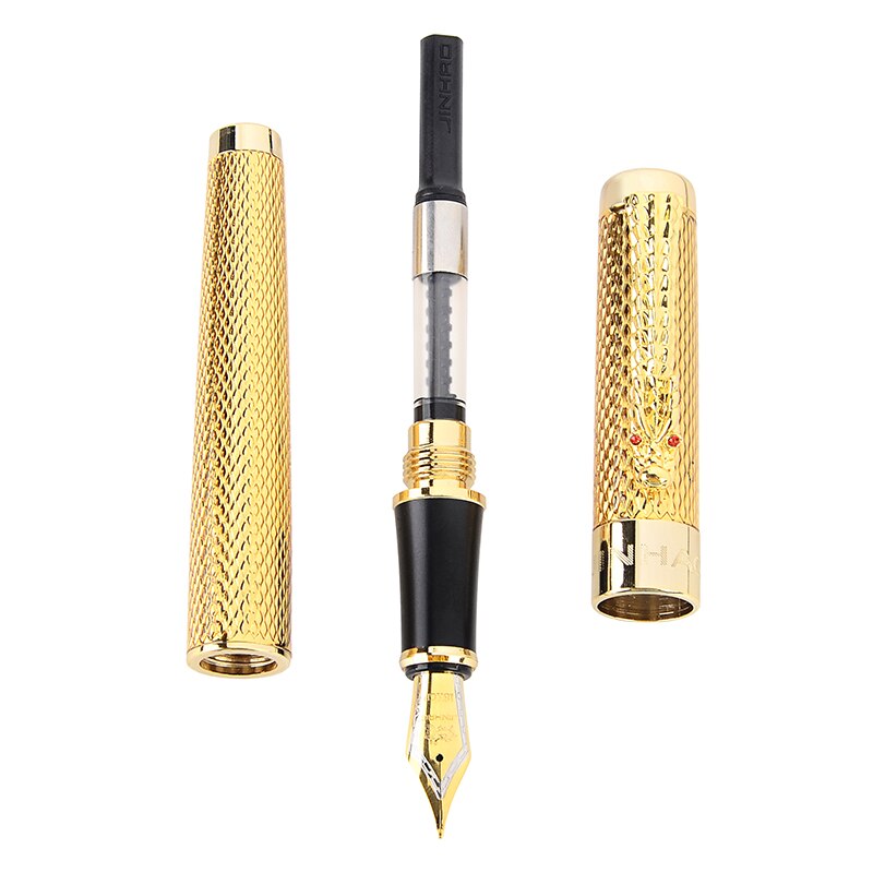 Pluma estilográfica Jinhao 1200 de de dragón oriental de lujo, bolígrafos de tinta para de negocios y oficina, útiles de papelería para escritura y escuela