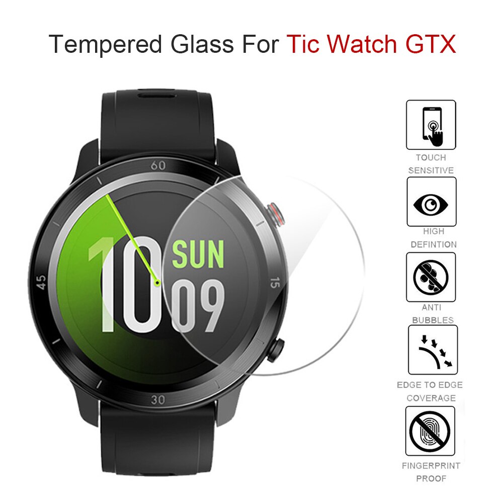 Gehard Glas Voor Tic Horloge Gtx Beschermende Glas Screen Protector Bubble Gratis Eenvoudig Te Installeren Anti-Kras Slagvast 9H