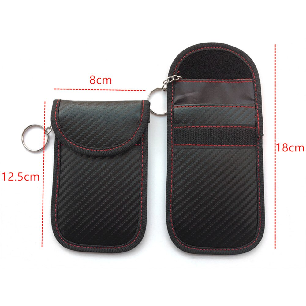 2 Style Optional Car Fob Signal Blocker 1pcs Radiation Protection for Keyless Car Signal Jamming Bag: style 1