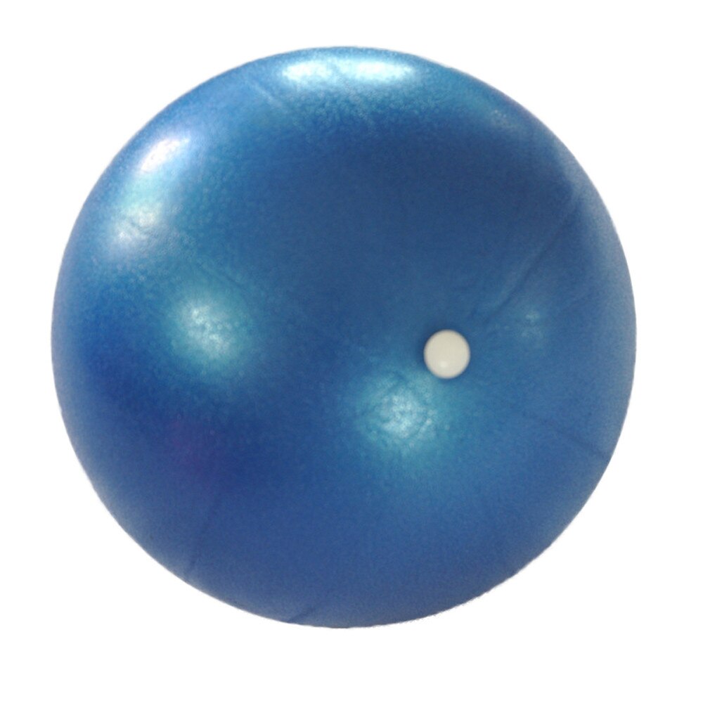 Fitness Equipment 25cm Exercise Fitness Gym Smooth Yoga Ball Glossy Fitness Ball 3 Color D8: Blue