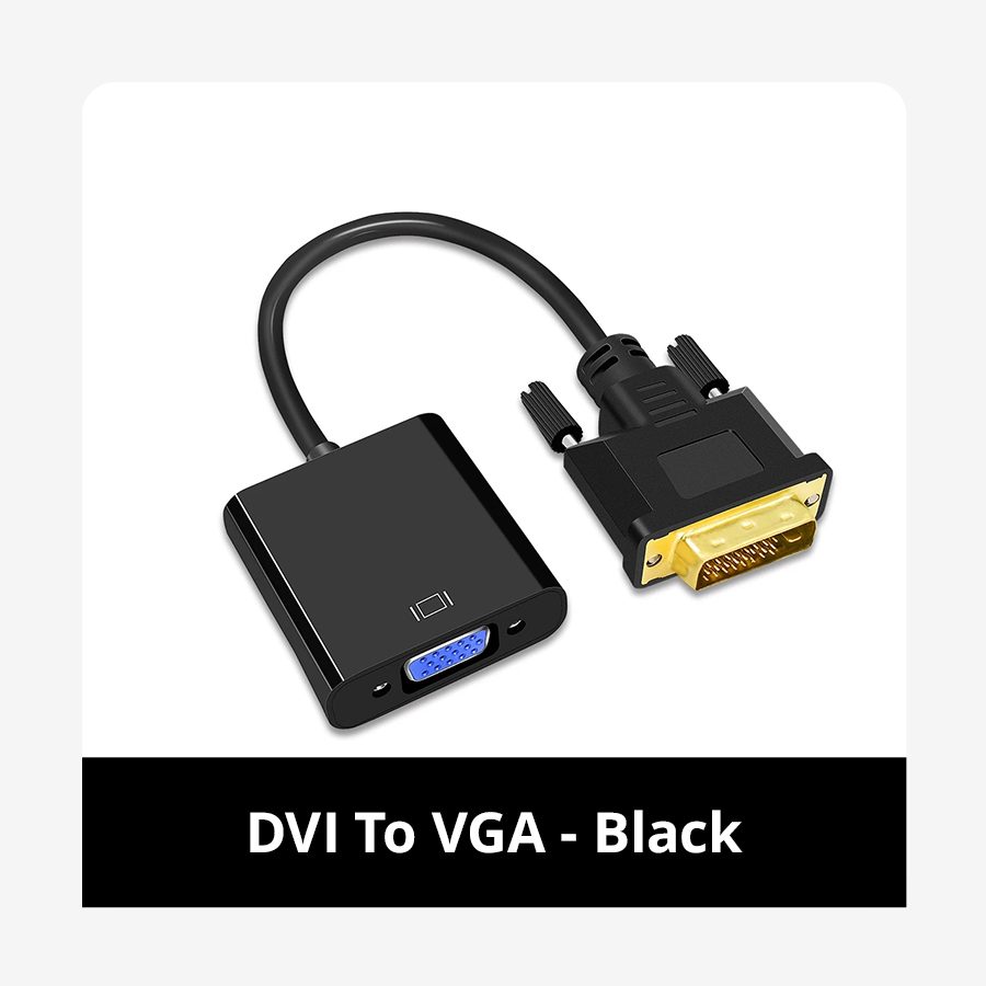 Full HD 1080P DVI-D DVI zu VGA Adapter Video Kabel Konverter 24+1 25Pin zu 15Pin Kabel Konverter für PC Computer Monitor: Default Title