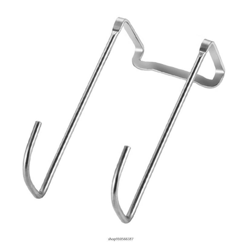 S Shape Hanging Hook Stainless Steel Double S Shaped Storage Hooks for Home Kitchen Bathroom Cabinet Door Key Towel