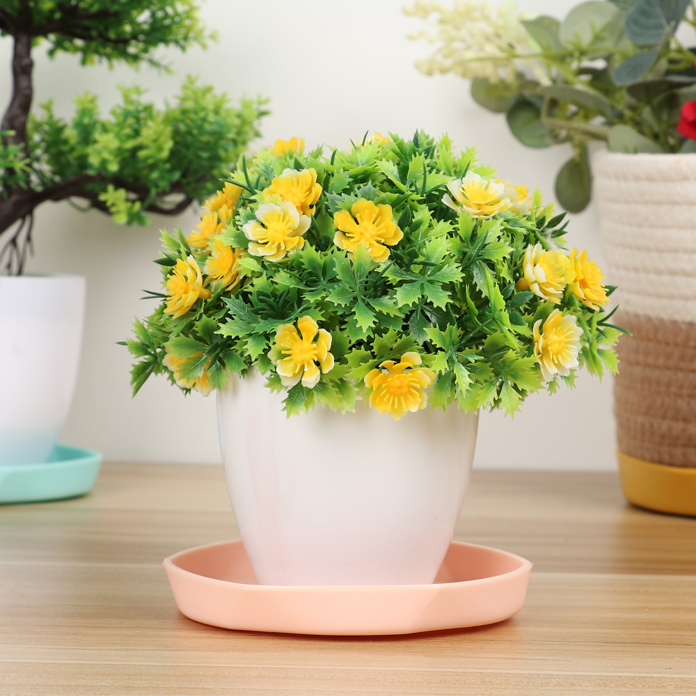 Durable Plastic Plant Saucer Thickened Heavy Duty Drip Trays Garden Plastic Tray Saucers Flower Pot Indoor Outdoor Deco Supplies