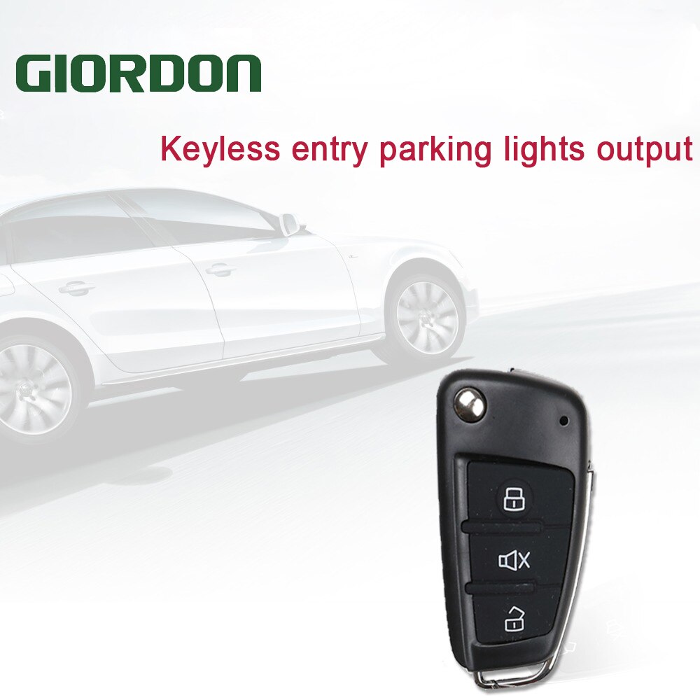 12V Auto Afstandsbediening Centrale Vergrendeling Lock Auto Keyless Access System Met Afstandsbediening Auto Alarm Auto Signaal Apparaat