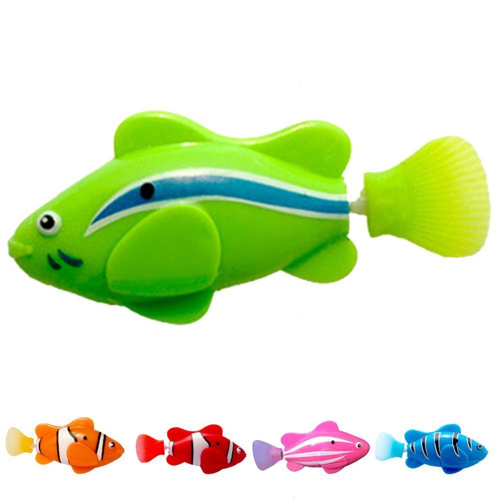 Cute Electronic Activated Battery Powered Toy Fish Pet For Fishing Tank Play Animals Fantastic Standard Home Decor