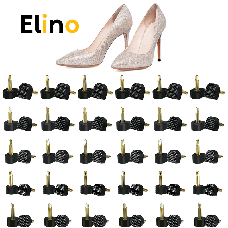Elino 30 par/set ersättningstips med hög klack stift hälstoppare skydd dowel liftar stilett reparationsverktyg dam högklackade spetsar