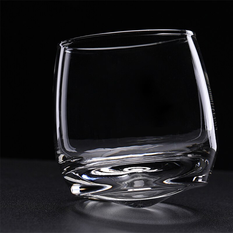 Océan tournant Scopperil gobelet à Whisky hétéromorphe cône fond fouet haut Brandy Snifter Verre spiritueux Whisky Verre de roche