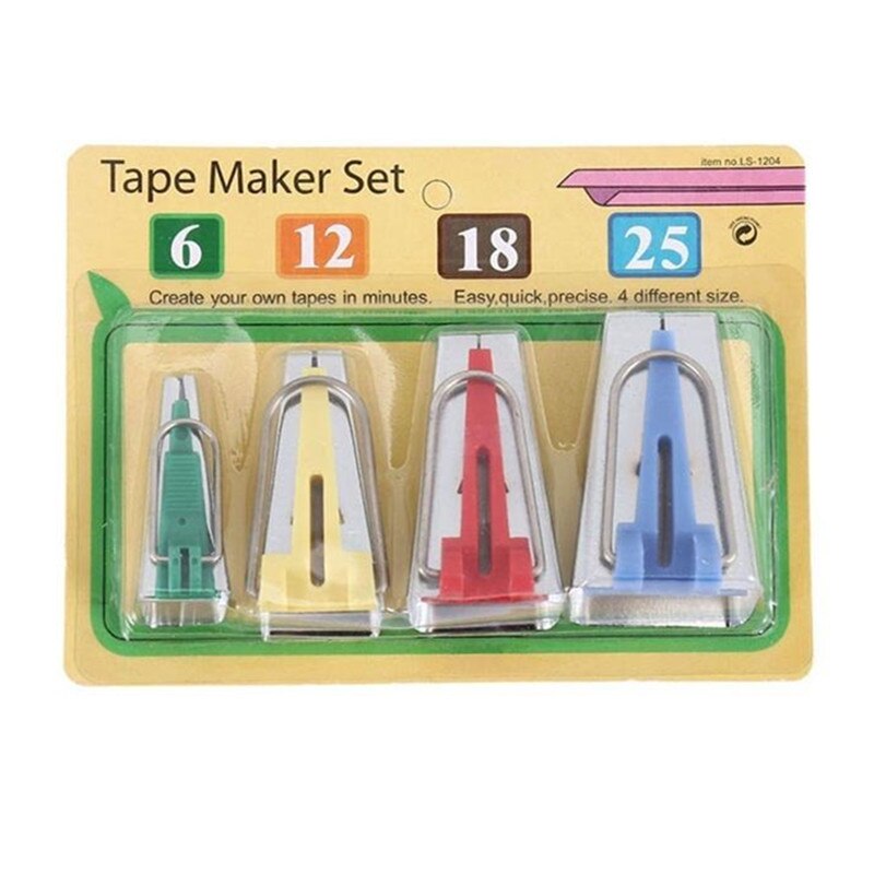 Naaien Accessoires Bias Tape Makers-5 size 6mm 9mm 12mm 18mm 25mm bias binding tool Naaien Quilten 5BB5589