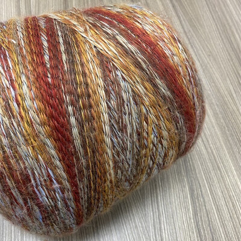 500G Vintage Stijl Acryl Wol Dikke Ijsland Garen Lange Ruimte Dye Geleidelijke Verandering Hand Gehaakte Breien Weave Draad x3376