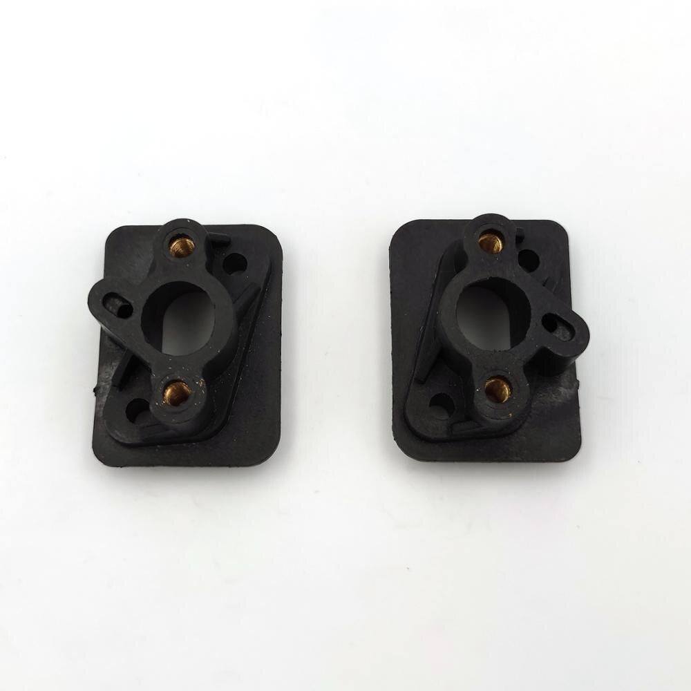 2pcs Inlet Intake Manifold For 33cc 43cc 49cc 2-stroke Engine Moped Scooter Cat Eye Mini Moto Dirt Pocket Bike Go Kart Minimoto