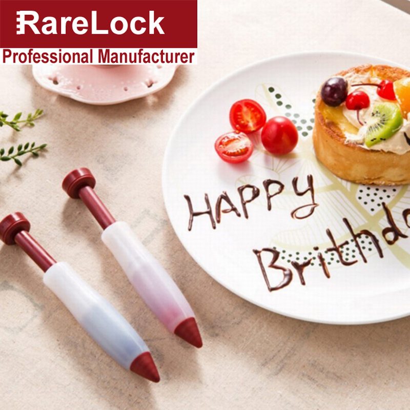 Kakverktyg dessert bakverk grädde choklad dekorationsspruta silikonfärgpenna kaka glass dekorationspennor