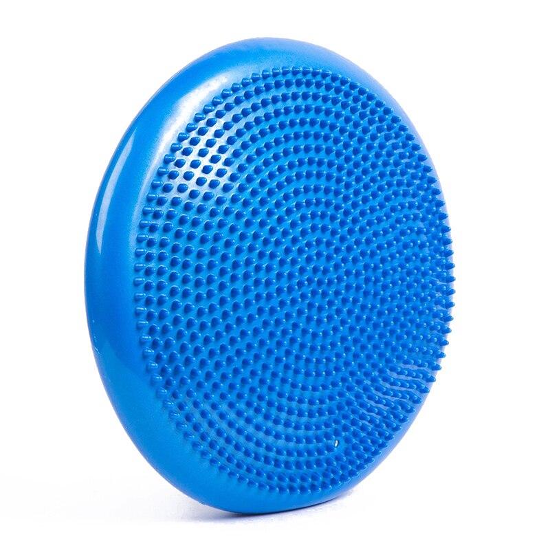 Yoga Balance Ball Duurzaam Opblaasbare Massage Bal Fitness Taille Twisting Disc Balance Board Voeten Revalidatie Gewatteerde: Blauw