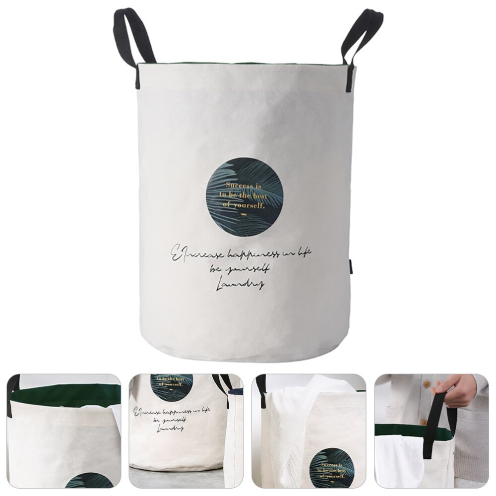 Vrijstaande wasmand opvouwbare grote wasmand met handgrepen