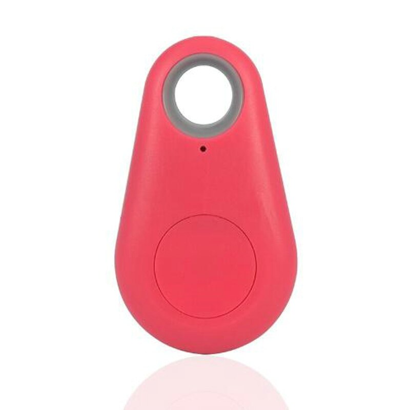 Dehyaton Mini smart bluetooth tracker Child Bag Wallet Key Finder GPS Locator Alarm Wireless tracer Anti Lost reminder for pet: Pink