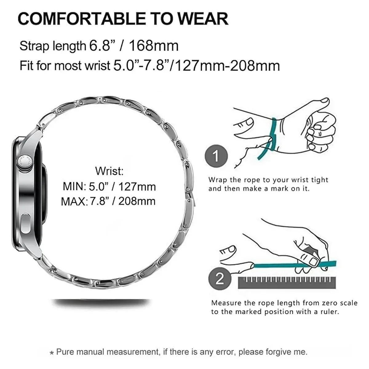 18mm Luxury Ceramic Strap for Huawei Watch 5 GT5 Pro 42mm Butterfly Buckle Wristband For Huawei GT5 GT4 41mm Band