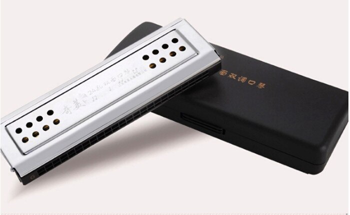 Gaiola harmônica profissional de dupla face, 24 buracos, tremolo, g &amp; c, instrumentos musicais,