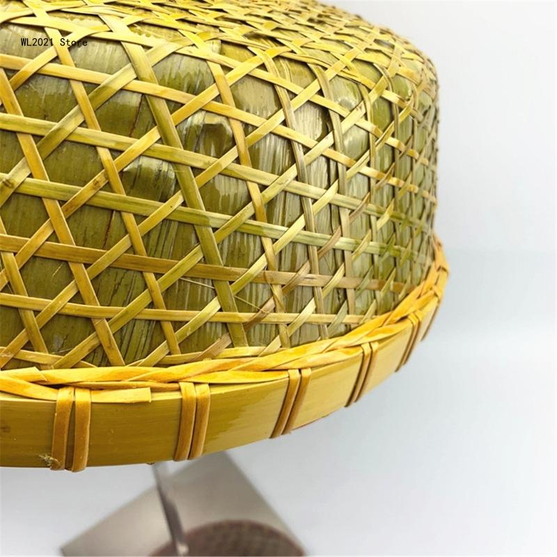Bamboo Hat Asian Hat Chinese Hat Conical Hat Rice Farmer Hats HandWoven Adult Travel Straw Hat Coolie Hat