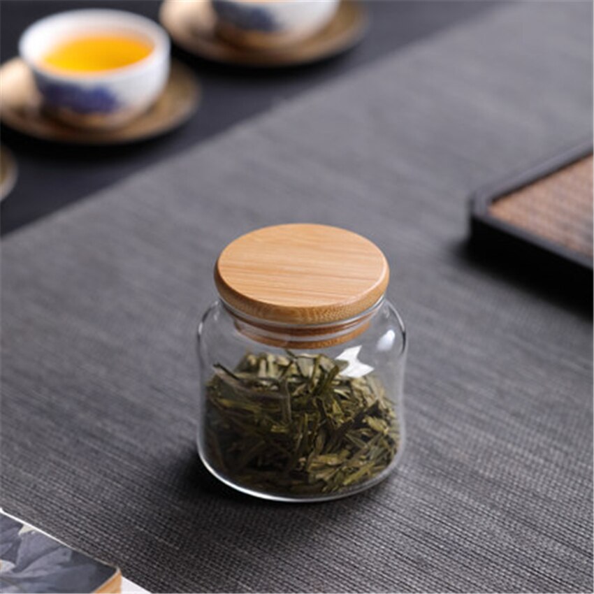 Keramik Tee Dosen Glas Kleine Versiegelte Verpackung Dosen Haushalt Mini Tee Lagerung Töpfe Lila Sand Tee Flasche Starke Abdichtung