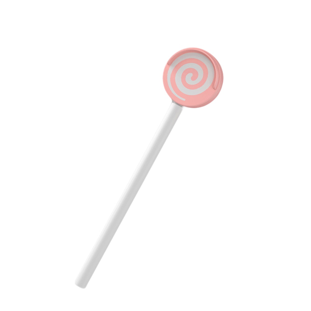 Lollipop Kindje Tong Borstel Kind Tong Schraper Schoner Baby Care Voor Baby Kids Waggel Kinderen Kerst: Light Pink