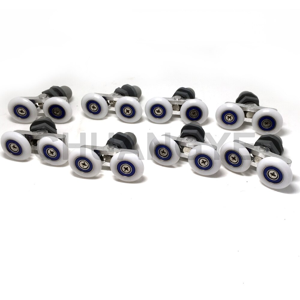 8 X Douche Deur Vervanging Roller Wiel Runner Diameter 27mm