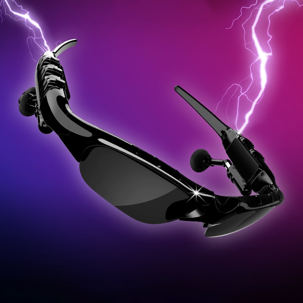 Drahtlose Kopfhörer Mit Anti UV400 Polarisierende Objektiv 2 in1 Bluetooth Headset Mit Brille draussen Ohrhörer Musik Mit Stereo