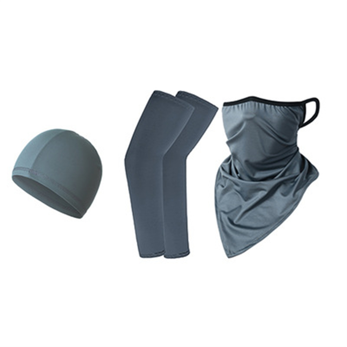 3PCS Sun Protection Outdoor Sports Riding Cap Scarf Sleeve Set Multiway Bandana Men Women Climbing Hiking Fishing Headscarf: 4