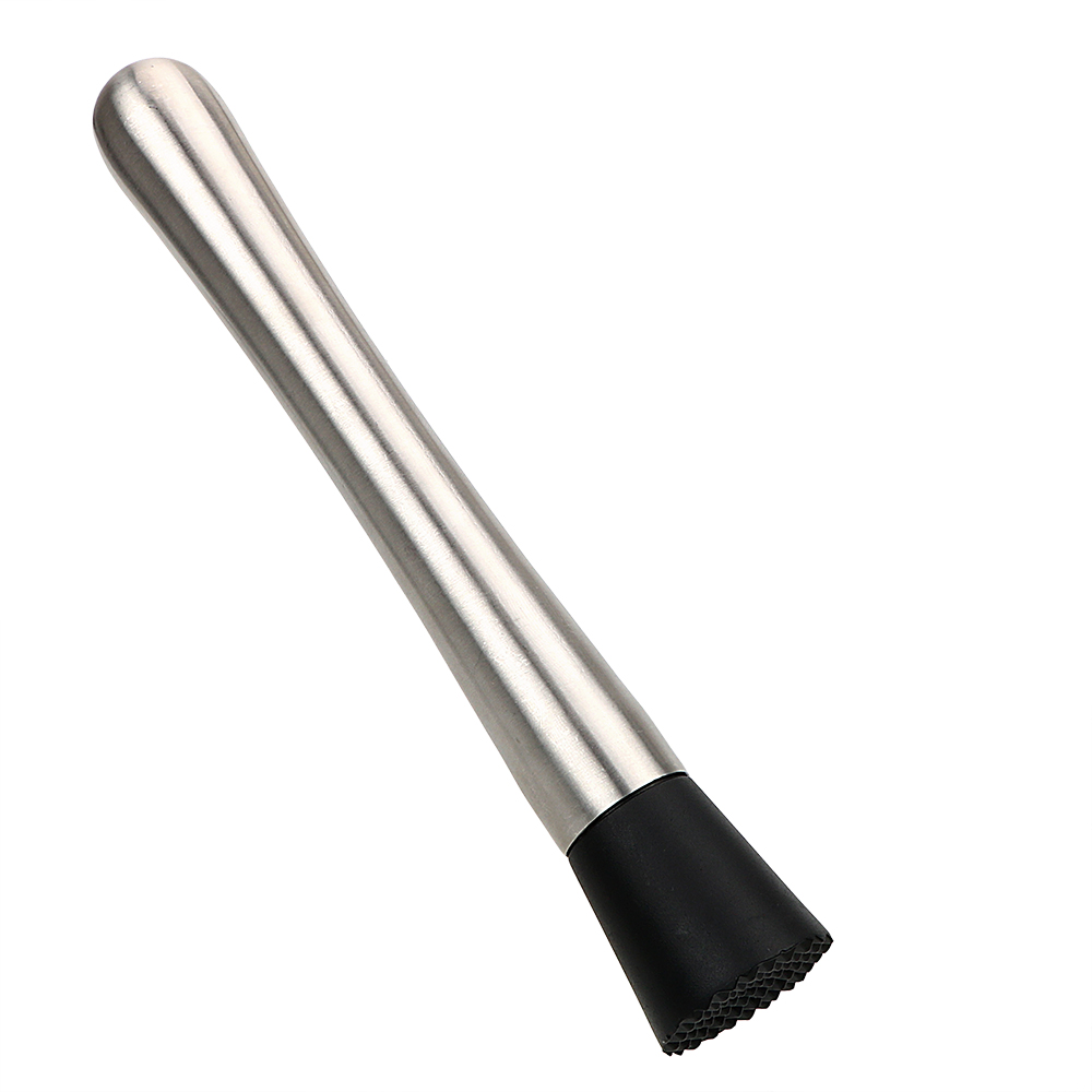 Hilife swizzle stick rustfrit stål barware cocktail shaker metal masher vin værktøj bar tilbehør