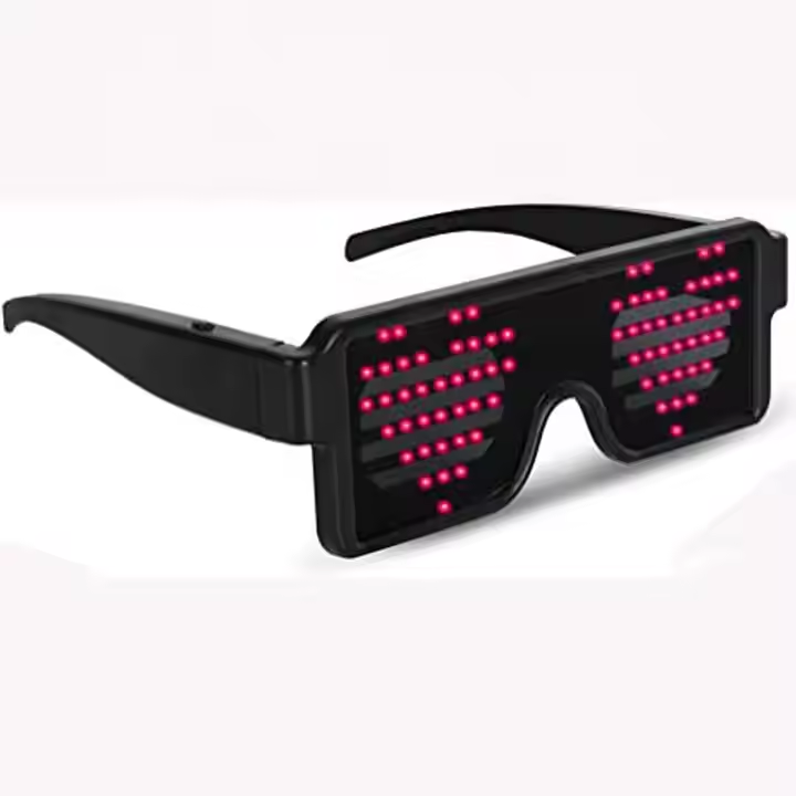 Óculos rave led sem fio, recarregável por usb, 8 modos, óculos dinâmicos multicoloridos que brilham no escuro para festa: Verde menta